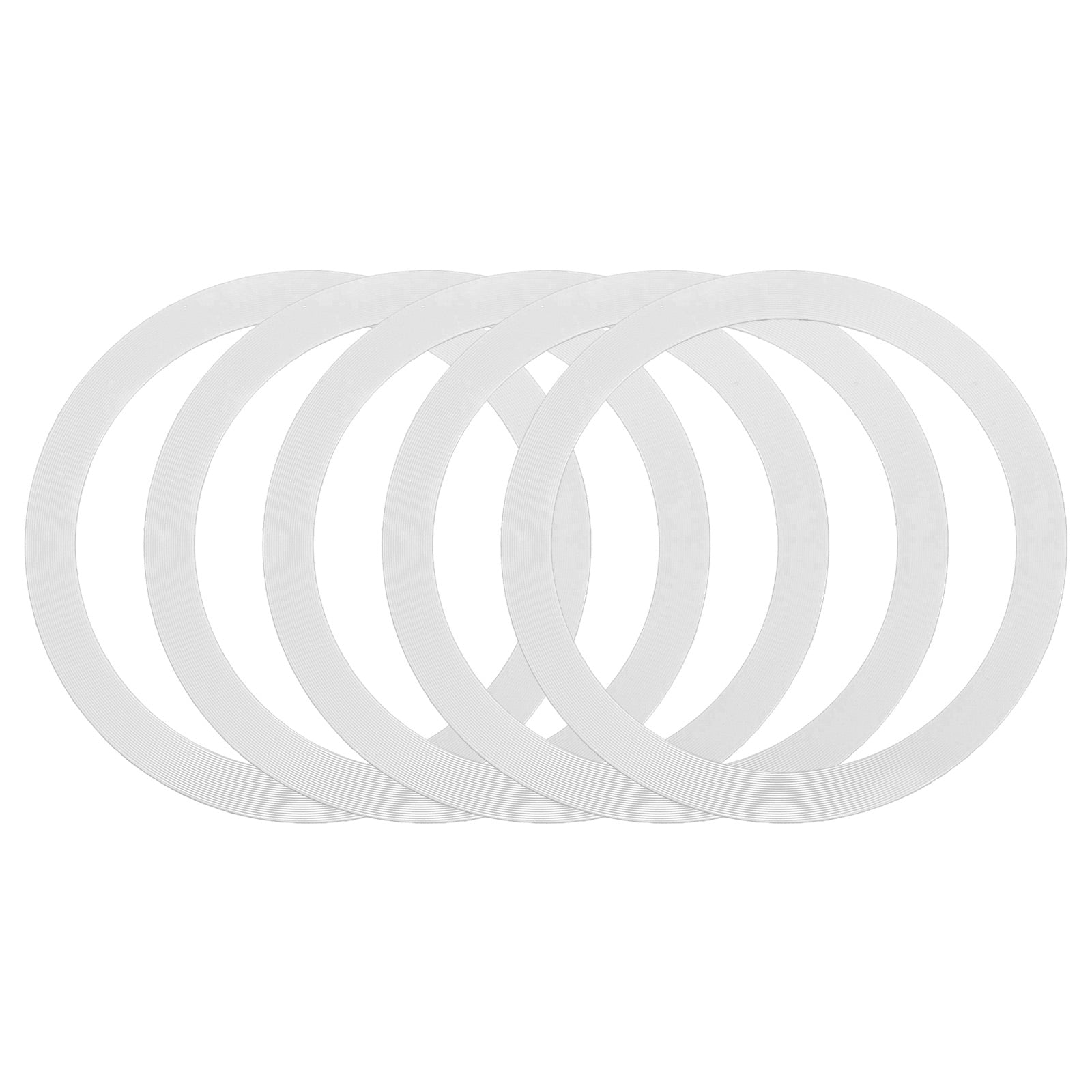 5Pcs Magnetic Adapter Ring, Magnetic Wireless Charger Conversion Kit, White
