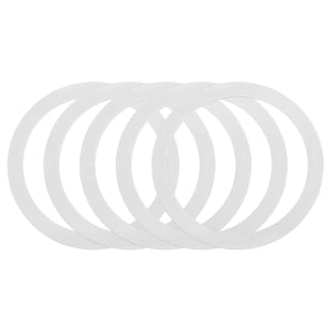 5Pcs Magnetic Adapter Ring, Magnetic Wireless Charger Conversion Kit, White