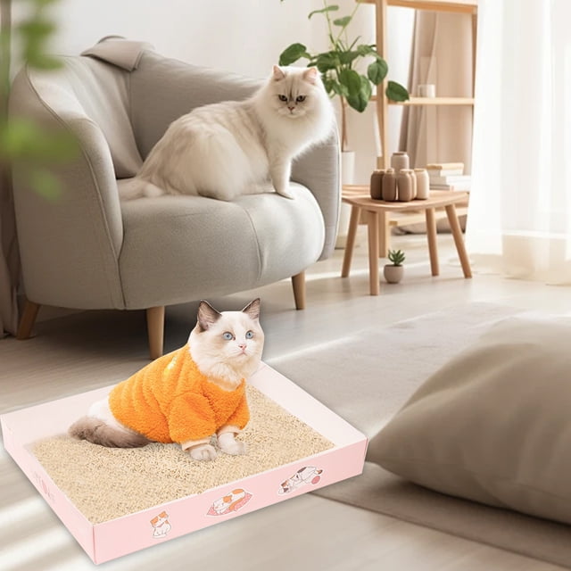 Caja de Arena Portátil XWSHYW para Gatos Plegable Gran Capacidad