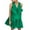 Green, variant on IROINNID Women's Empire Dress Loose Casual Sleeveless Large Bow At Chest Solid Relaxed Casual Mini Dress V-Neck Comfort Waist Dress