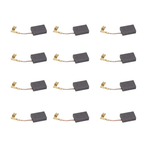 Cepillos de carbón para motor eléctrico, 20 piezas Amoladora angular de carbón para motor Cepillo de carbón Reemplazo de cepillo de carbón Estética elegante Jadeshay A