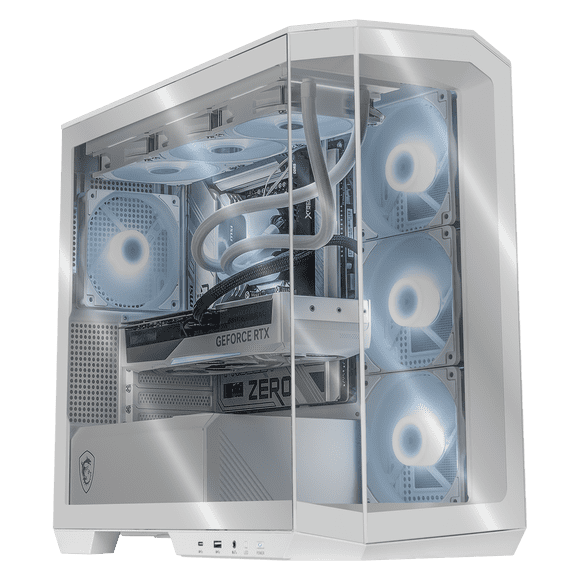 PC Gamer Xtreme PC Gaming MSI NVIDIA GeForce RTX 5070 Ti AMD Ryzen 7 9800X3D 32GB DDR5 SSD 1TB Sistema Liquido WIFI White para gaming competitivo y streaming