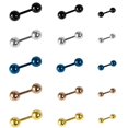 thumbnail image 3 of Pendientes Farfi sencillos y resistentes al desgaste con forma de punk para hombre, para citas, 4 mm, color azul, 3 of 5