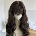 thumbnail image 3 of MISSWEN Cosplay Wig Dark Brown Long 24 inch Heat Resistant Synthetic Hair Female, 3 of 7