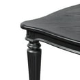 thumbnail image 6 of Furniture of America Seabliss Glam 84" Solid Wood Indoor Dining Table, Black, 6 of 12
