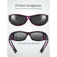 thumbnail image 6 of TINHAO Fit Over Glasses Sunglasses Wrap Around Polarized Sunglasses for Men Women with UV400 Protection for Driving, 6 of 7