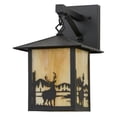 thumbnail image 2 of Meyda Tiffany 159117 Seneca 15" Tall Wall Sconce - Black, 2 of 6
