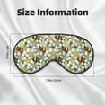 thumbnail image 4 of Uemuo Bees and Flower Pattern Sleep Eye Mask - Light Blocking Sleep Mask Blocking Out Light Perfectly, Soft and Comfortable Night Eye Mask, Eye Blinder, 4 of 7