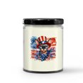 thumbnail image 3 of Patriotic Sphynx Celebrates 4th of July Soy Wax Candle Cat Lover Kitten Owner Gifts Idea 16oz White Vanilla Candle - 02009, 3 of 5