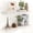 Brich, variant on Unbranded Rustic 9.3 x 55 Inch Walnut Wood Floating Shelves (2 Count)