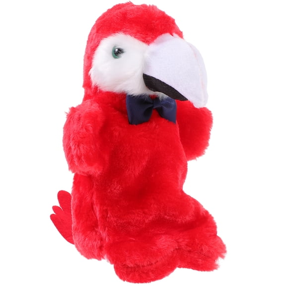 Interactive Early Learning Parrot Hand Puppet Toy for Kids, Educational Role-Playing Fun and Adorable Animal Puppet