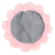thumbnail image 3 of Estera de cama de lana suave para mascotas con forma de flor, estera para dormir para mascotas, cojín, cama redonda para perros, gatos, cerdos, gris S, 3 of 5