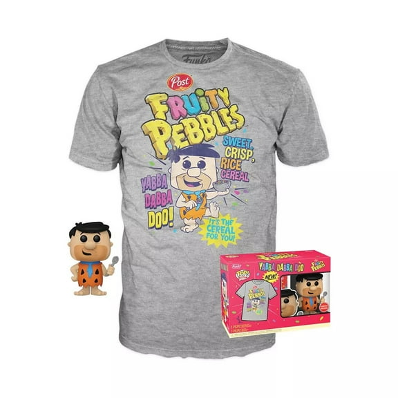 Funko POP! and Tee: Fruity Pebbles Fred with Spoon Exclusive Size Small