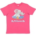 thumbnail image 3 of Inktastic My Titi Loves Me Cute Elephants Clouds Moon and Stars Youth T-Shirt, 3 of 5
