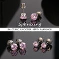thumbnail image 4 of Titanium Screw Back Flat Back Stud Earrings for Women Men Simple Classic Helix Tragus Cartilage Earlobe Hypoallergenic Titanium Screw On Back Stud Earrings for Sensitive Ears, 4 of 6