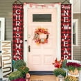 thumbnail image 3 of 1 Par De Adornos Navideños Para La Puerta Principal Estrofas Navideñas Estrofas Navideñas Bonitas Banderas Navideñas Para El Porche Estilos Para Elegir, 3 of 7