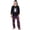 Women, variant on Yuaguia Black Matching Family Halloween Pajamas Sets, Long Sleeve Cute Ghost Print Tops, Colorful Pumpkin Pants Festive Sleepwear for Women, Men, Kids, Baby, Toddler