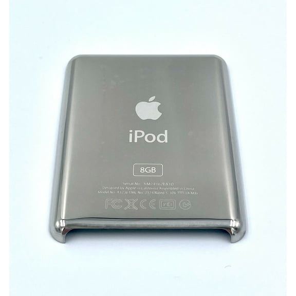 Replacement Back Housing for iPod Nano 3rd Gen 8GB Silver A1236 Shell Back Plate