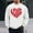 White(New), variant on PNTUTB Men's Fashion Valentine's Day Print Loose Casual Long Sleeves Crew Neck Hoodless Pullover Sweatshirts