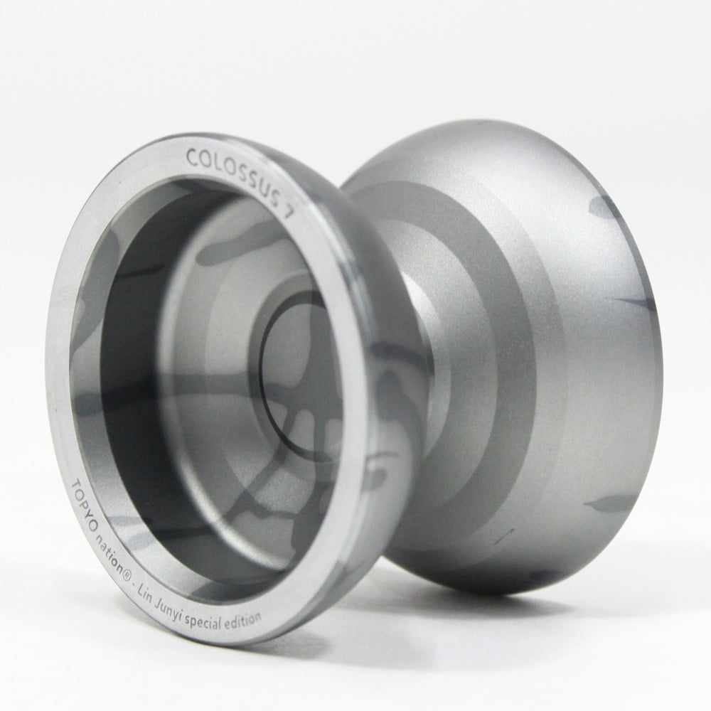 TOP YO Colossus 7 Yo-Yo - Seventh Generation - 7003 AL YoYo (Dark Gray Gray Junyi Lin Signature Color)