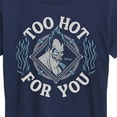thumbnail image 3 of Disney Villains - Hades Too Hot For You - Women's Short Sleeve Graphic T-Shirt, 3 of 5