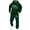 Dark Green%GC%, variant on Mens Sweatsuit 2 Piece Sets Casual Men's Jogging Tracksuit Set Letter Graphic Pullover Hoodie Pants Sweat Suit for Men Cozy Fall Winter Athletic Track Suit Outfits