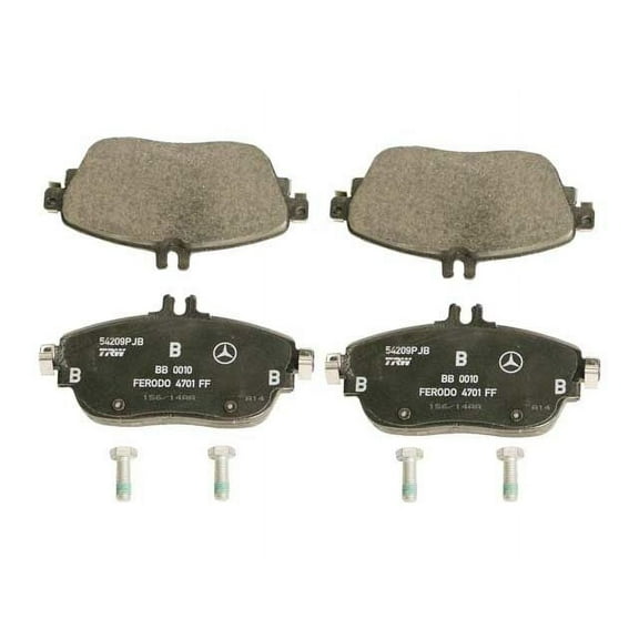 Front Brake Pad Set - Compatible with 2015 - 2020 Mercedes-Benz GLA250 2016 2017 2018 2019