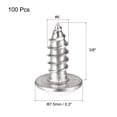 thumbnail image 2 of Unique Bargains #6 x 3/8' 304 Stainless Steel Phillips Head Self Tapping Screws 100 Pack, 2 of 4