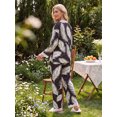 thumbnail image 5 of MINTREUS Pajamas for Women Long Sleeve Sleepwear Soft Two Piece Lounge Set with Pockets, 5 of 8