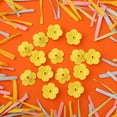 thumbnail image 4 of Hummingbird Feeders Replacement Flowers 16 Pieces Feeding Ports Bee Guards UV Resistant Yellow, 4 of 4