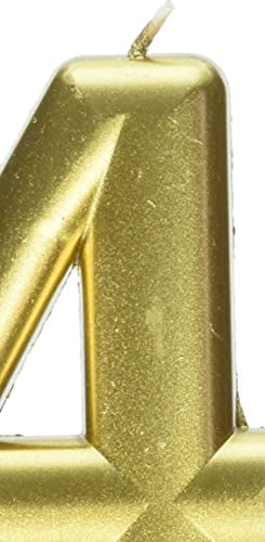 CANDLE #4 GOLD