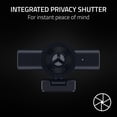 thumbnail image 4 of Razer Kiyo V2 X Streaming Webcam: 1440p 60 FPS - Auto Focus - Built-in Microphone - Wide Angle Lense - Integrated Privacy Shutter, 4 of 9