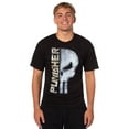 thumbnail image 6 of Marvel Comics Men's Punisher Split Face Design Graphic Print Adult T-Shirt, 6 of 7