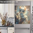 thumbnail image 6 of Dishwasher Magnetic Sticker 23x26 Inch Refrigerator Magnetic Sticker Washing Machine Magnetic Sticker Kitchen Panel Magnetic Sticker Home Decor White Cat in Tree, 6 of 6