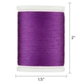 thumbnail image 6 of (3 pack) Hello Hobby Dark Orchid Purple 100% Polyester All Purpose Thread, 300 Yards, 6 of 6
