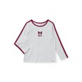 thumbnail image 5 of Wonder Nation Hello Kitty Girls Cotton Kuromi Graphic Tee with Long Sleeves, Sizes 4-18, 5 of 7