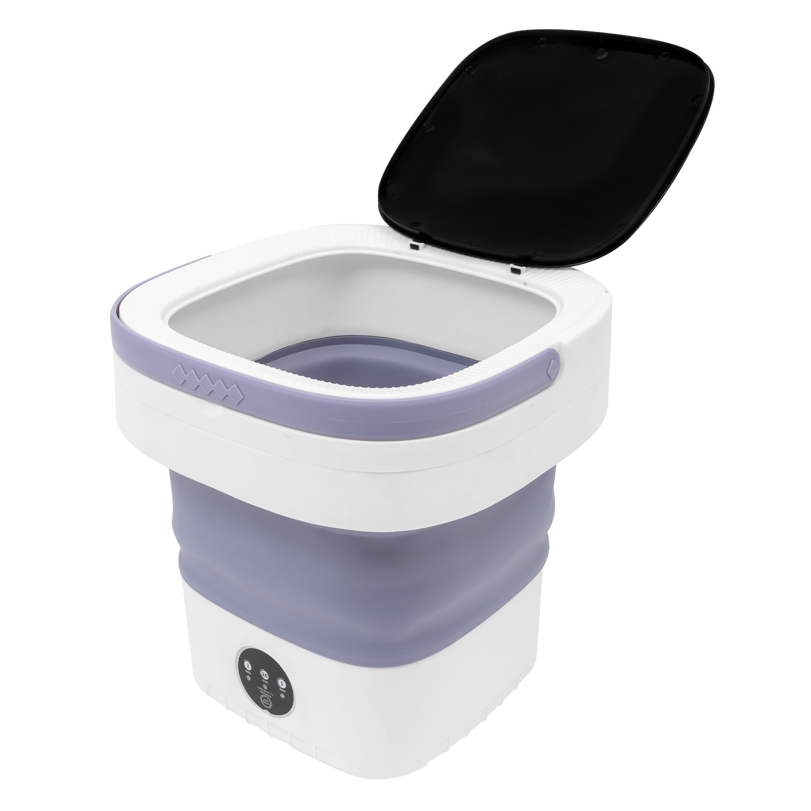 12L Portable Washer Machine, Mini Washing Machine, ABS & PP Durable Construction, Compact Dorm Laundry Washer for Underwear Socks