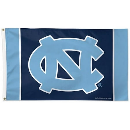 Ncaa Door Flag - University of North Carolina Tar Heels Deluxe Grommet Flag NCAA Licensed 3' x 5'