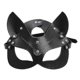 thumbnail image 1 of Cosplay Mask For Halloween Parties / Balls / Dances, Womens Sexy Half Face Leather Cat Mask(1pc-black), 1 of 3