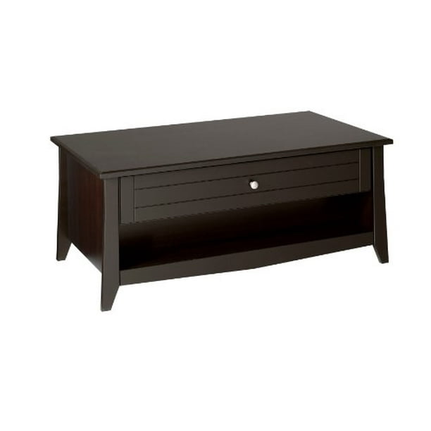 Nexera Elegance Coffee Table, Espresso - Walmart.com ...