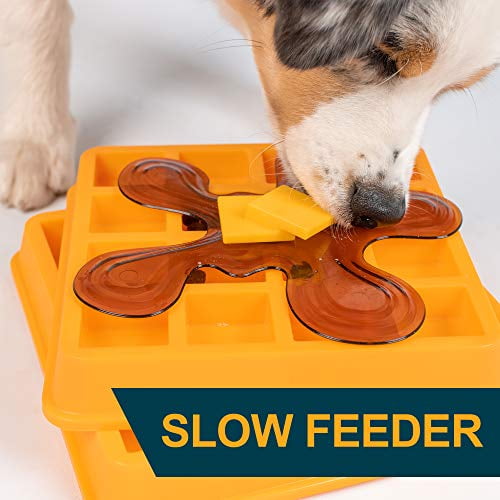 OurPets Waffle Interactive Puzzle Game Dog Toys (Dog Puzzle Dog Toy-Great Alternative to Snuffle Mat for Dogs and Slow Feeder Dog Bowls) Dog Puzzle, Cat Puzzle & Interactive Dog Toys for Dog Treats