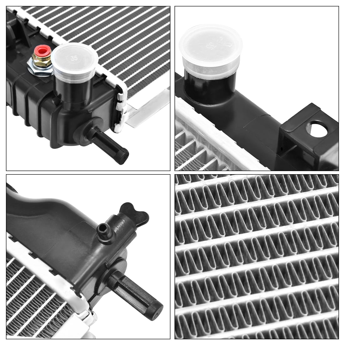 RVNI Radiator Compatible with 2008-2017 Chevrolet Equinox 2010-2017 GMC  Terrain 2007-2009 Suzuki XL-7 2008-2009 Pontiac Torrent 2.4L 3.0L 3.6L V6 -  Walmart.com