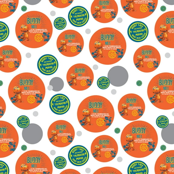 Dinosaur Train Buddy No 1 T-Rex Premium Gift Wrap Wrapping Paper Roll