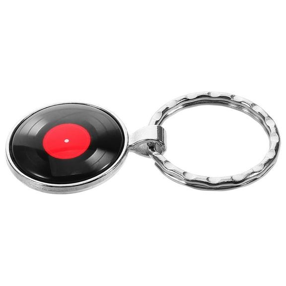 Niceauty Player Keychain Retro Musical Party Keyring Zinc Alloy 1Pack for Music Lovers