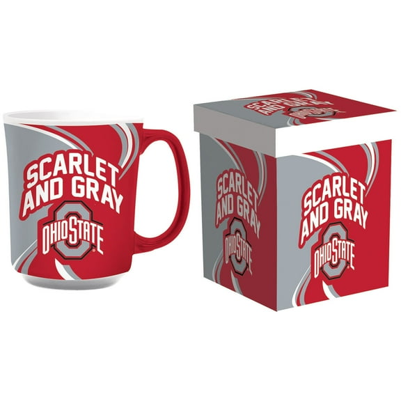 Ohio State Buckeyes 14oz. Ceramic Mug with Matching Box