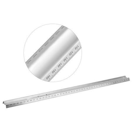 Clear Scale Cutting Ruler Finger Protection Drawing M-Type 450mm ...