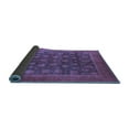 thumbnail image 2 of Ahgly Company Indoor Square Oriental Blue Industrial Area Rugs, 8' Square, 2 of 4