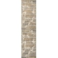thumbnail image 4 of La Dole Rugs Transitional Abstract Rustic Contemporary Long Runner Rug - Premium Durable Carpet for Living Room, Entrance, and Hallway - Silver, and Beige, 3x10 (2'7" x 9'10", 80cm x 300cm), 4 of 7