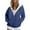 Navy, variant on TKLPEHG Fleece Jacket Women Full Zip Fleece Lined Athletic Hoodies Coats Long Sleeve Thermal Drawstring Hooded Sweatshirts Coats with Pockets (Khaki,L)