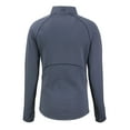 thumbnail image 3 of Women's Cutter & Buck Heather Navy Tennessee Titans Americana Peshastin Eco Fleece Recycled Tri-Blend Raglan Half-Zip, 3 of 3